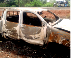 Ebonyi: Hoodlums attack former Perm. Sec, set his vehicle, cash ablaze