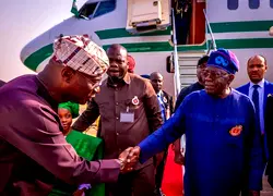 Tinubu arrives Lagos for ECOWAS 50th anniversary celebration
