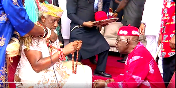 Tinubu conferred with chieftaincy title ‘Dike si-mba Anambra’