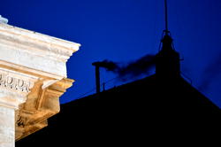 All eyes on Sistine Chapel chimney as conclave enters day two