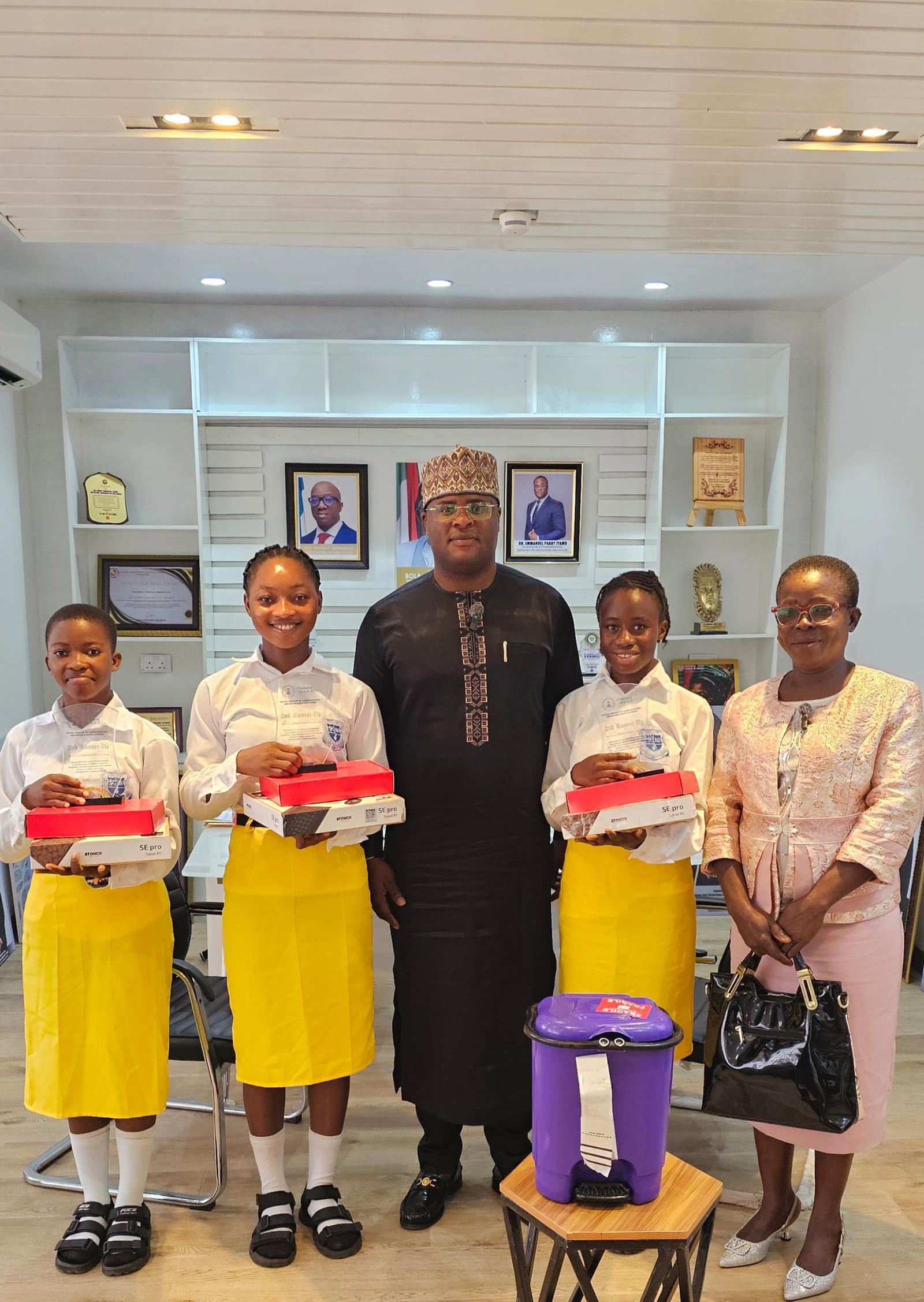 Edo students excel at National ICT competition, visit commissioner