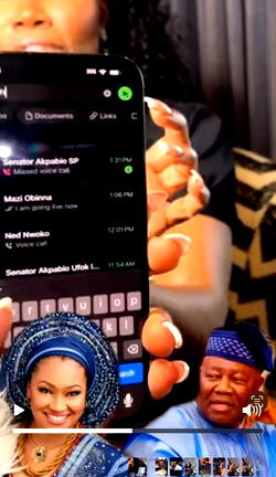 Missed Call: What’s Akpabio’s connection with Sandra Duru — Teddy Onyejuwe queries
