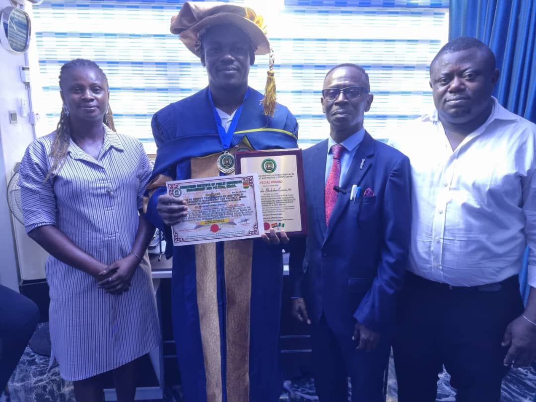 Sustainable devt practices, reason for awarding Ewuzie doctorate fellowship — Ghana Institute