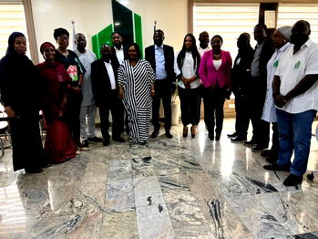 AICL boss, Amb. Tamuno, pays courtesy visit to APDC management