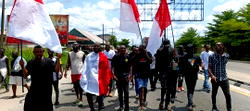 Itsekiri youths protest alleged fraudulent INEC ward delineation report in Warri