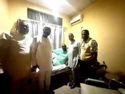 Okowa pays compassionate visit to Chief Peter Idion at Asaba Specialist Hospital