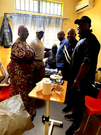 Celebration erupts at Asaba Hospital as Hilary Ibegbulem’s visit sparks wave of kindness