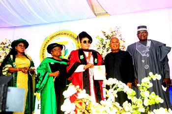 Keystone Bank chairman, Lady Ada Chukwudozie, bags honorary doctorate degree