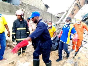 One dead, nine rescued as two-storey building collapses in Lagos