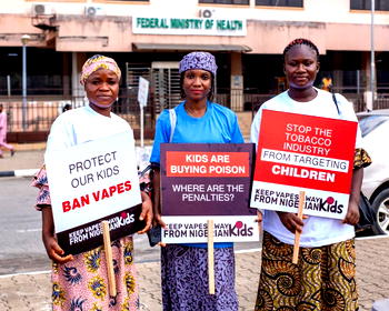 Parents, health advocates urge FG to ban flavored tobacco, vape sales to minors