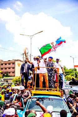 Okpebholo, Idahosa lead APC victory march in Benin after Appeal Court win