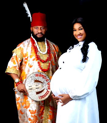 Actor Yul Edochie, wife Judy Austin welcome baby girl