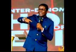 Video: Massive turnout as Bishop David Abioye holds first service in new church