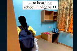 Mother enrolls son in Nigerian school after US homeschooling, says experience will shape his life