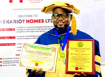 Ghana’s CIPRMP honours Kayode Aloyinlapa for real estate innovation