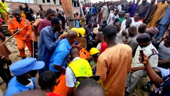 Three rescued, others trapped as one-storey building collapses in Lagos