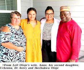 Ikechukwu Ofoje celebrates again as daughter shines in America 