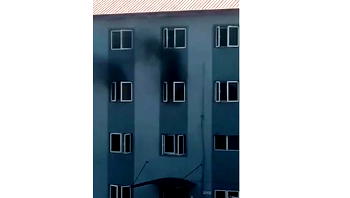 Fire guts Ifako-Ijaiye General Hospital in Lagos