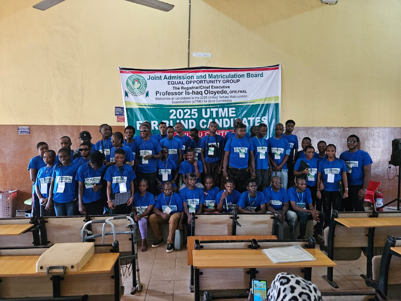 41 physically challenged candidates write UTME in Enugu