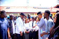 Dafinone presents 18-seater bus, pledges more intervention for Delta Poly Otefe