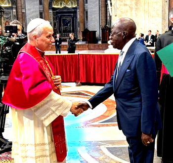 Pope and Tinubu