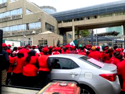 TUC, PENGASSAN, protest over unpaid entitlement