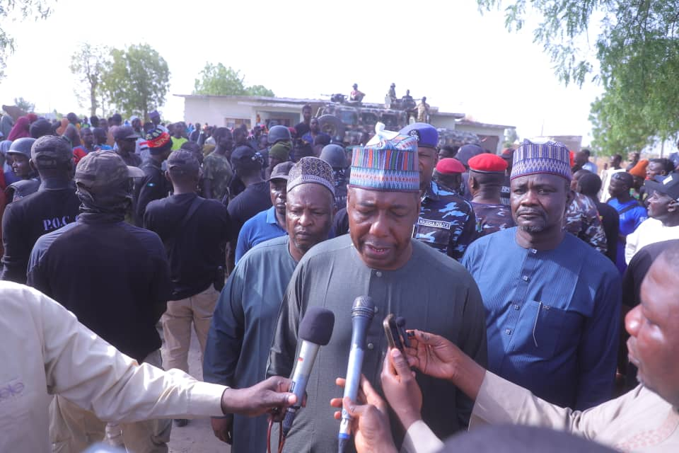 Zulum returns to Marte after spending night on Saturday