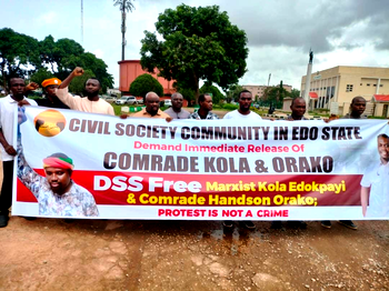 Coalition of Civil Society groups in Edo protest arrest, detention of activists