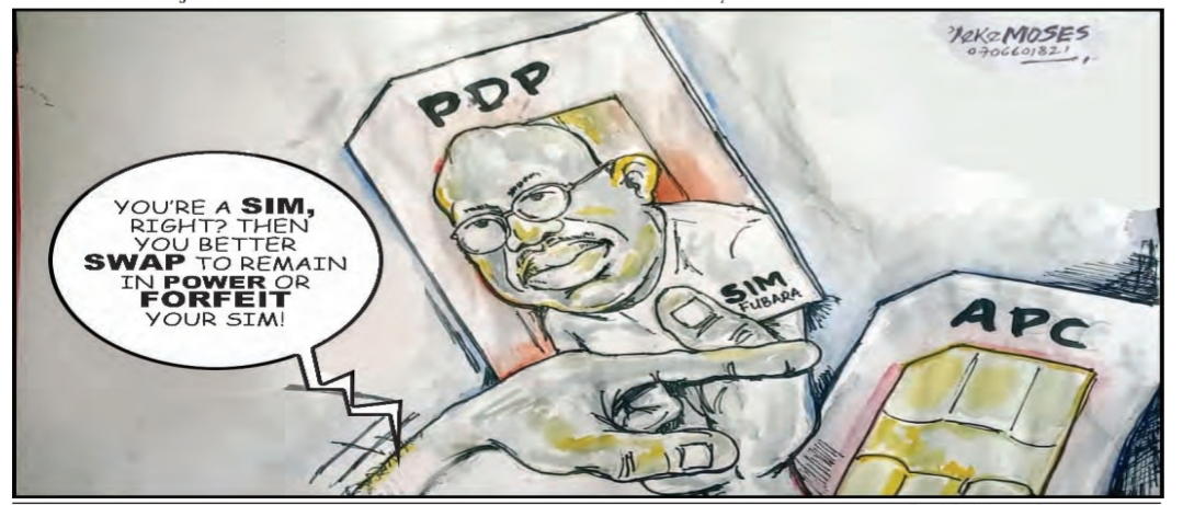 Cartoon: SIM swap or keep facing WIKEDness