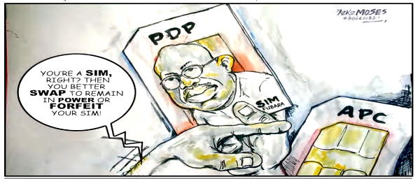 Cartoon: SIM swap or keep facing WIKEDness