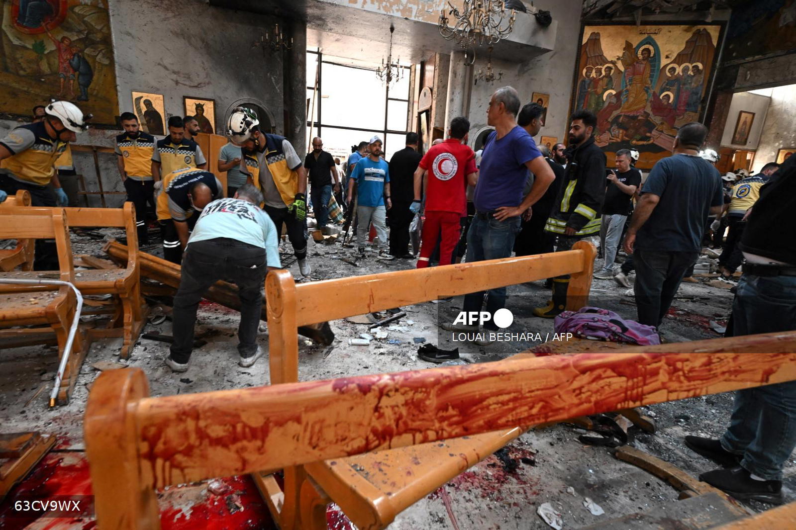 ‘My son was praying in the church’ – Grieving mother after ISIS blast hits Damascus church