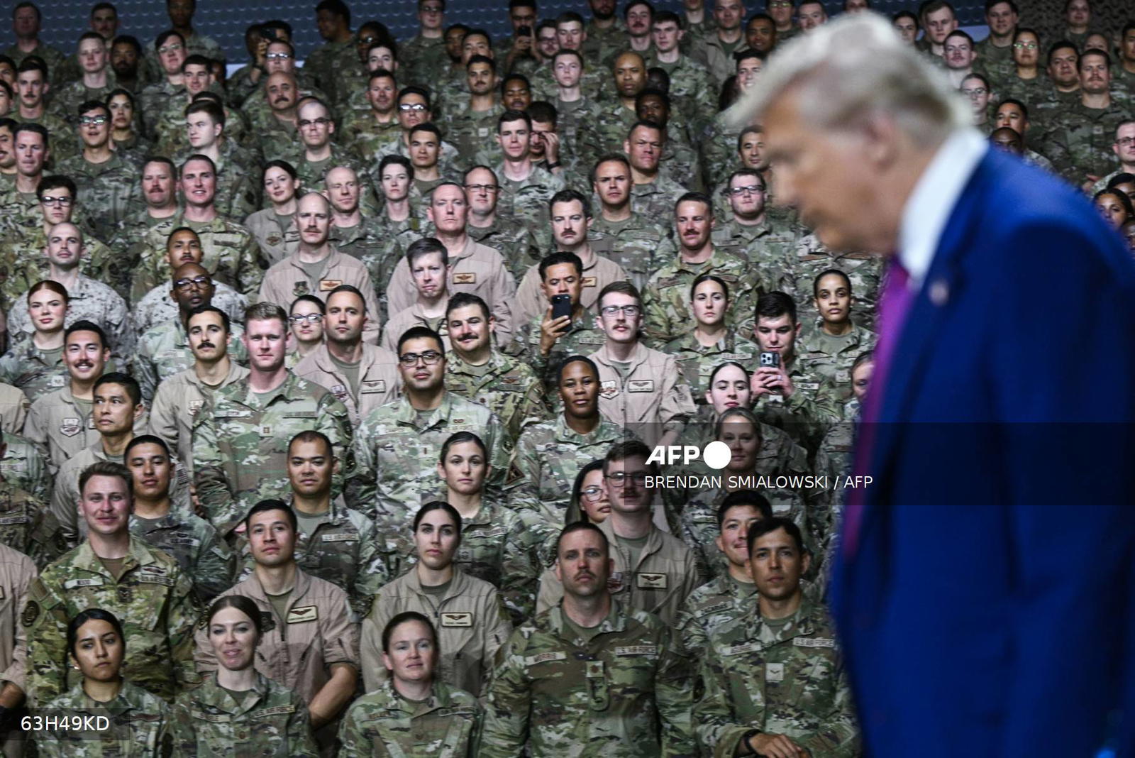 Trump urges Mideast peace after ‘weak’ Iran counter-strikes