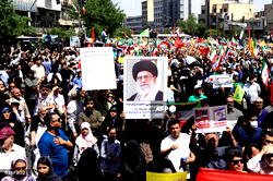 Thousands protest in Tehran against Israel