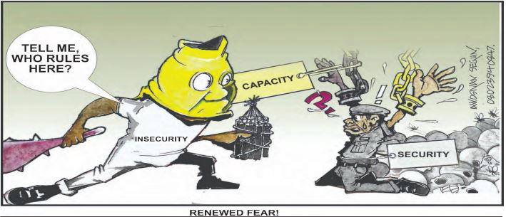Cartoon: ‘Renewed killings, sorry, Renewed Hope is in charge’