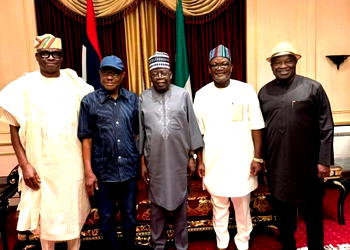 Wike leads former PDP governors to Tinubu