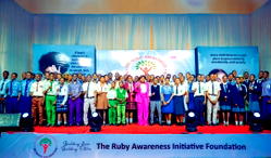 Ruby Awareness Initiative donotes hygienic kits to students in Delta