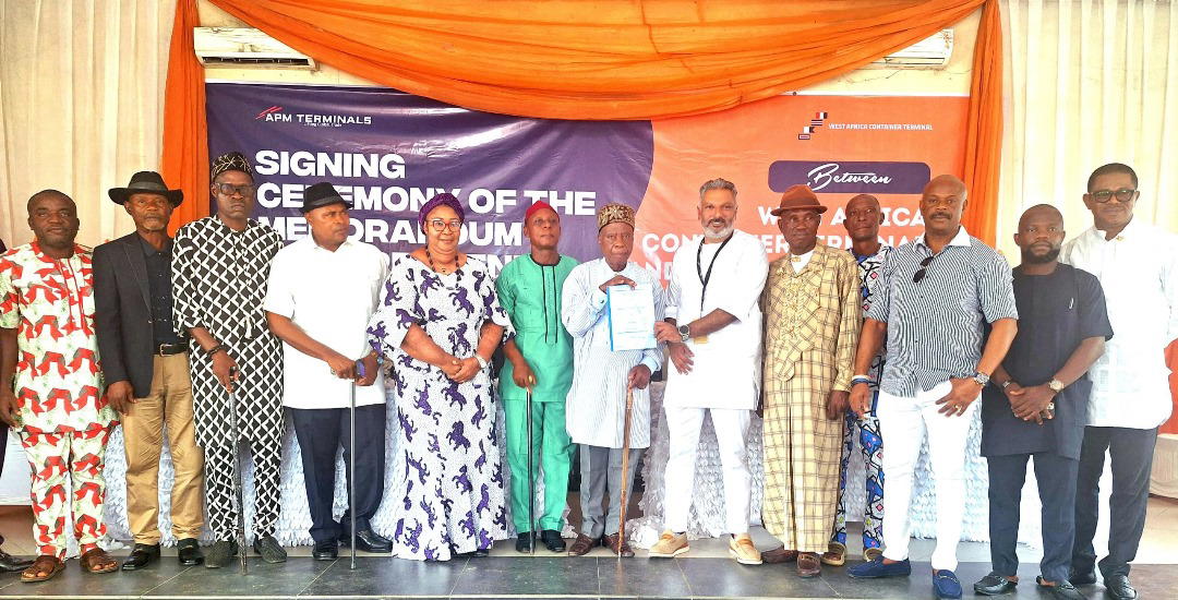 WACT-APM Terminals Nigeria signs MoA with host community to boost relationship