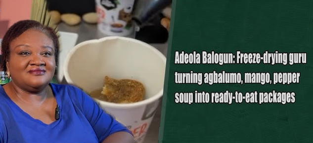 Adeola Balogun: Freeze-drying guru turning agbalumo, mango, pepper soup into ready-to-eat packages