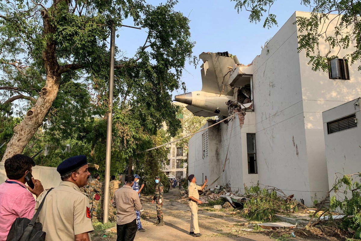 INDIA-AVIATION-CRASH