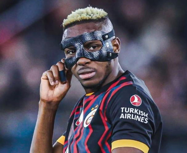 Osimhen resumes practice sessions with Galatasaray following operation