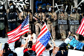Protests spread across US despite Trump threats