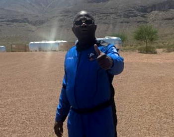 Owolabi Salis, first Nigerian ‘astronaut’ in desert camp preparatory training