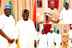 Sallah: Tinubu hosts Ibori, Bagudu, Okoya in Lagos