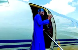 VIDEO: Tinubu returns to Abuja after Eid holidays in Lagos