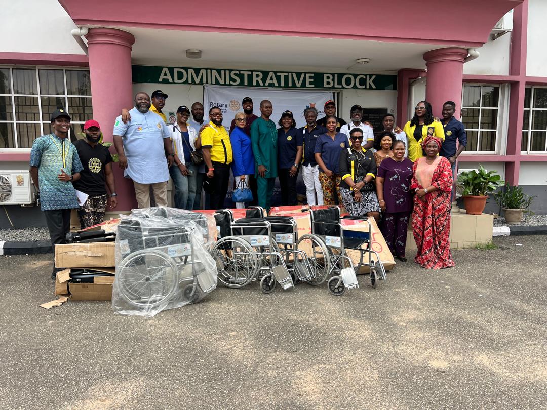 Rotary donates 20 wheelchairs to Igbobi Orthopaedic Hospital