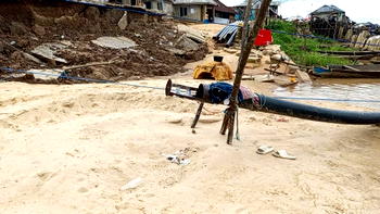 Akugbene Erosion: Palliative measures showing results as community leader commends Hon. Mutu