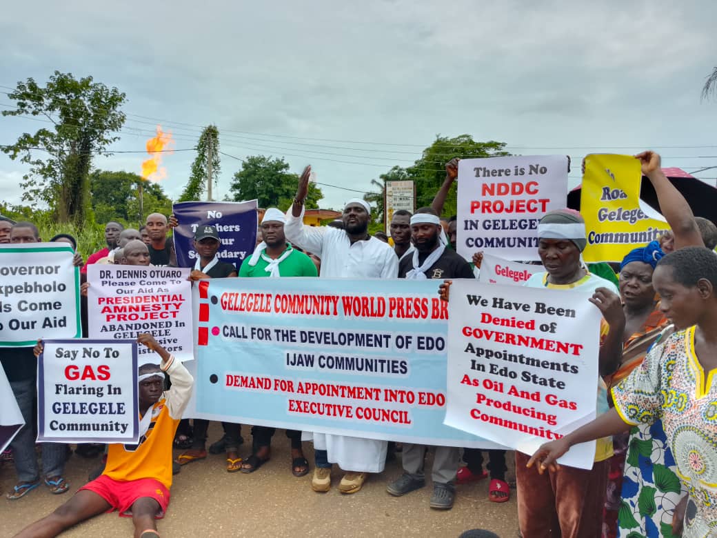 Edo community issues 14-day ultimatum over gas flaring, neglect