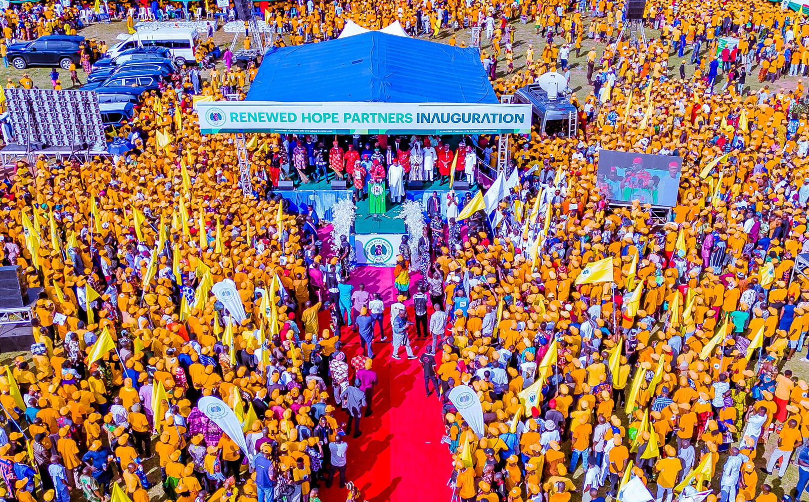 Kalu’s Renewed Hope Partners (RHP): Triumphant inauguration ushers in a new era of support for Tinubu in Abia
