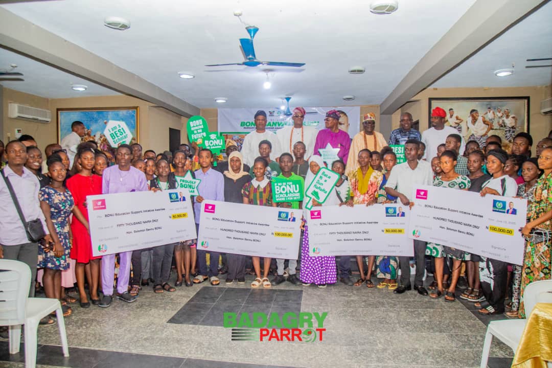 Bonu’s ₦20m scholarship lifeline transforms education prospects for 350 Badagry students