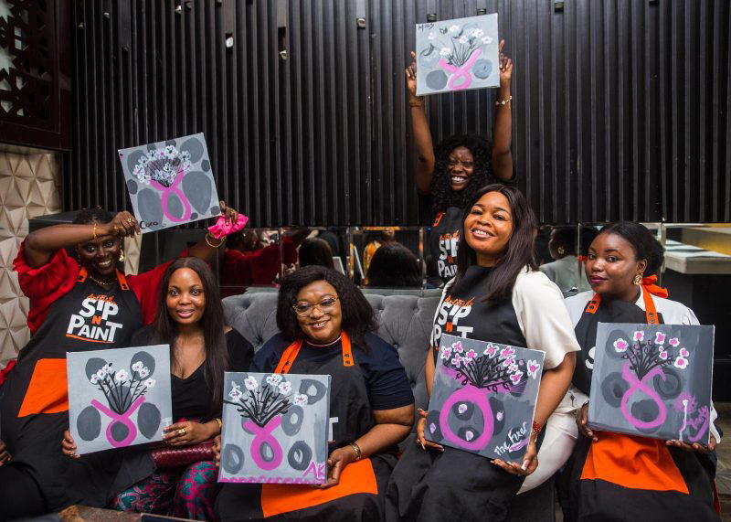 Brushstrokes of Transformation: Dr. Lilian Ebuoma’s ‘Sip & Paint’ champions women’s health